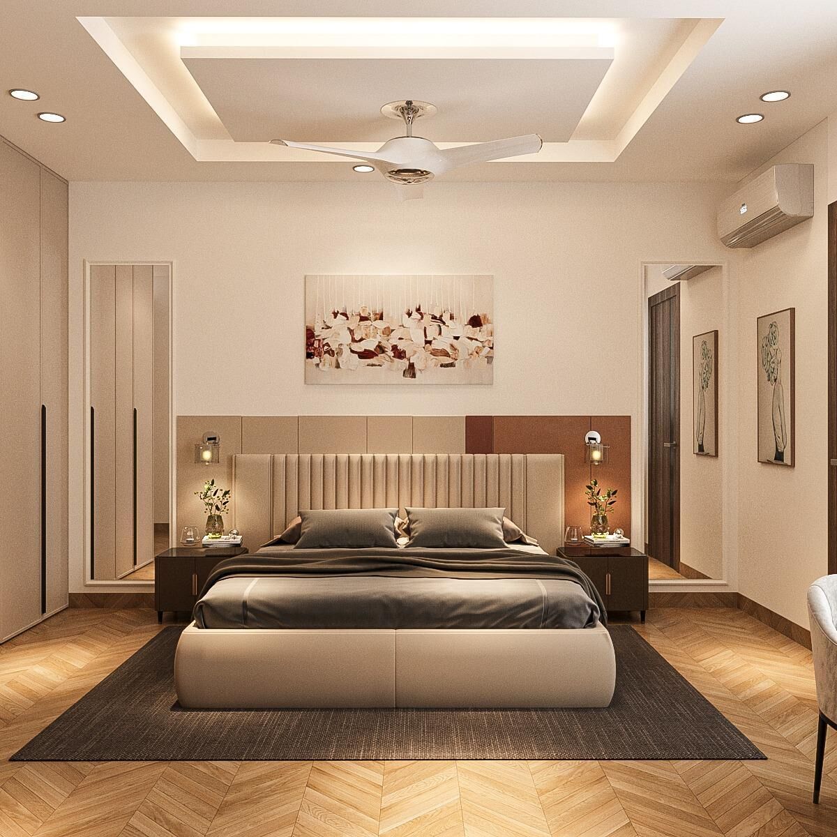 Habitación doble Deluxe, vista a la ciudad | Escritorio y espacio para trabajar con laptop 