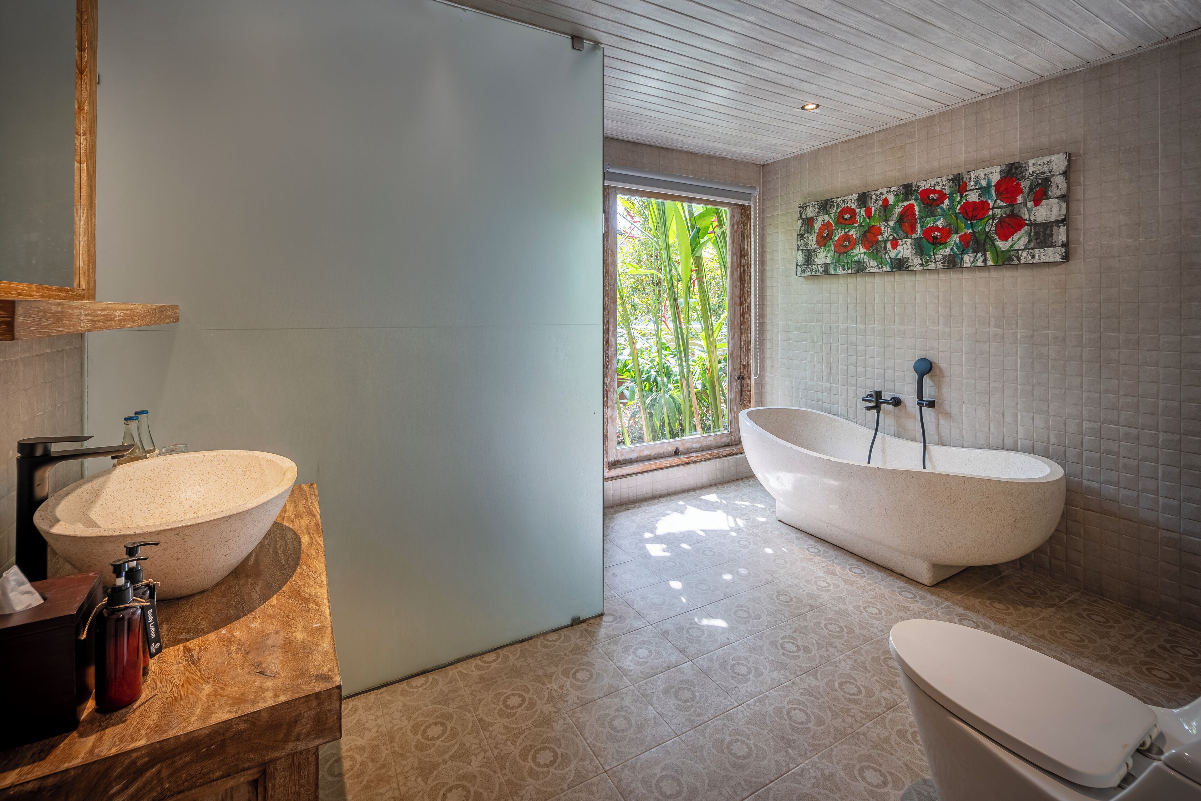 One Bedroom Private Pool Villa | Bathroom | Hair dryer, towels, soap, shampoo