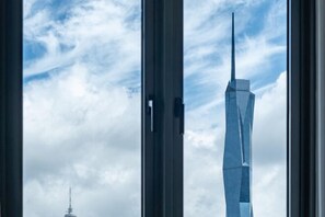 Blick von der Unterkunft