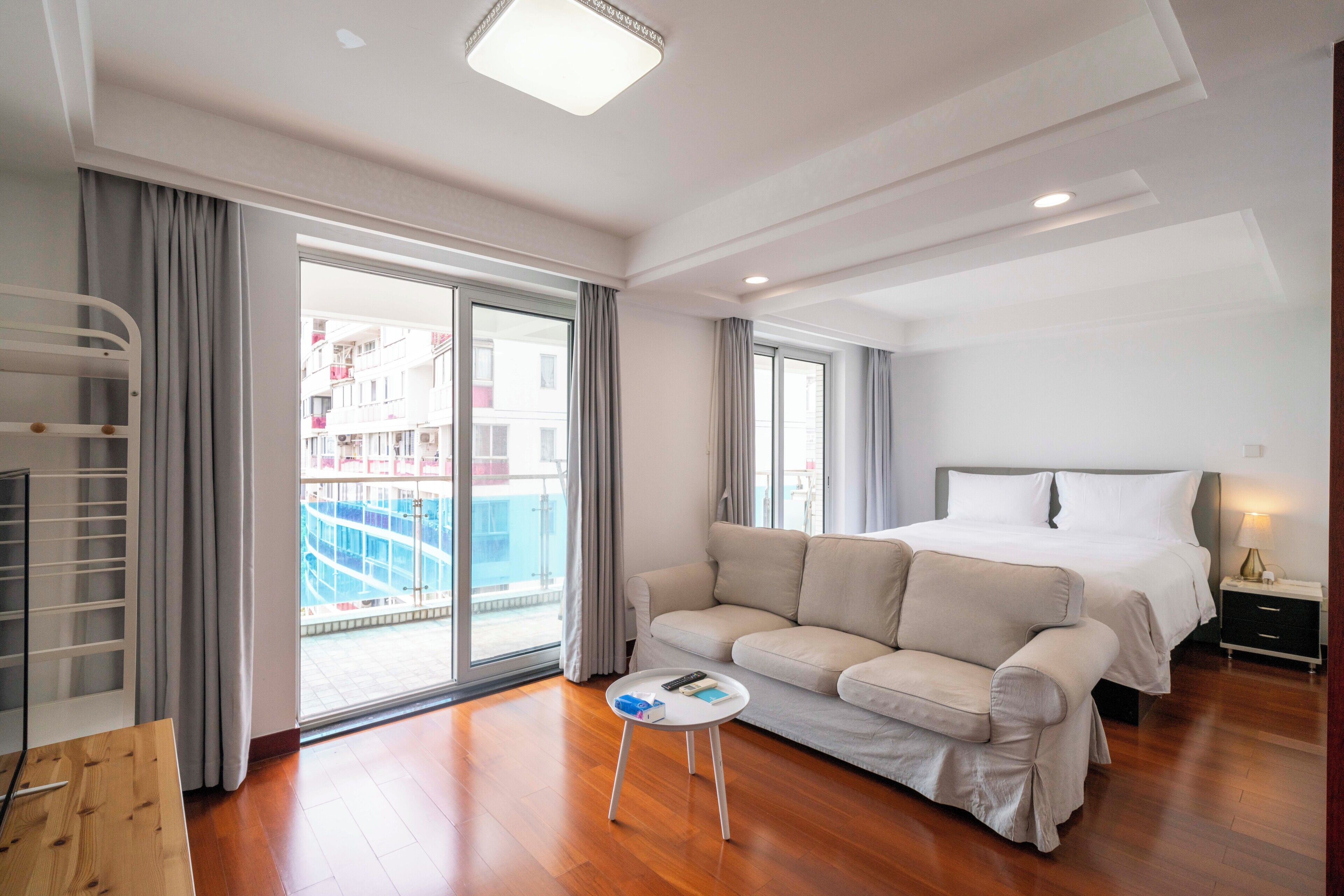 Superior Apartment, 1 Bedroom, Kitchen, City View | Living room