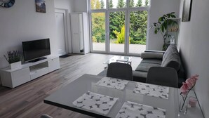 TV og peis