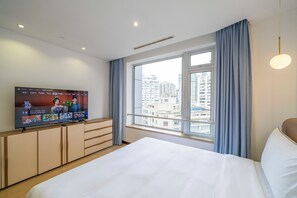 スーペリア アパートメント 1 ベッドルーム キッチン シティビュー | 部屋からの景観