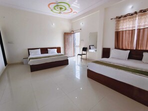 Family Quadruple Room | Laptop workspace, free WiFi - Radhe Shyam Resort By HRG Vrindavan (Vrindavan)