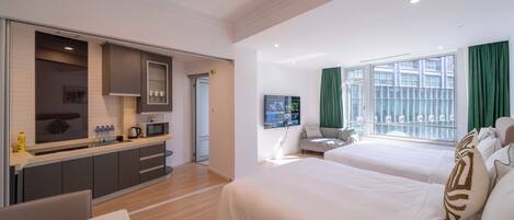 Superior Apartment, 1 Bedroom, Kitchen, City View