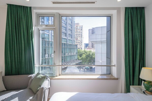 Superior appartement, 1 slaapkamer, keuken, uitzicht op de stad | Gratis wifi