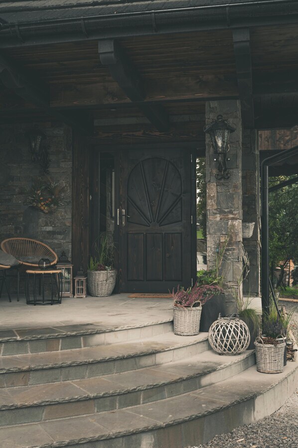 Entrée de l’hébergement