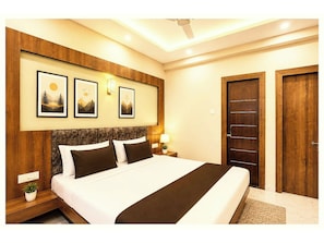 Deluxe Double Room, Air conditioning | View from room - Hotel Ruby House Near Sea Beach Puri (Puri)