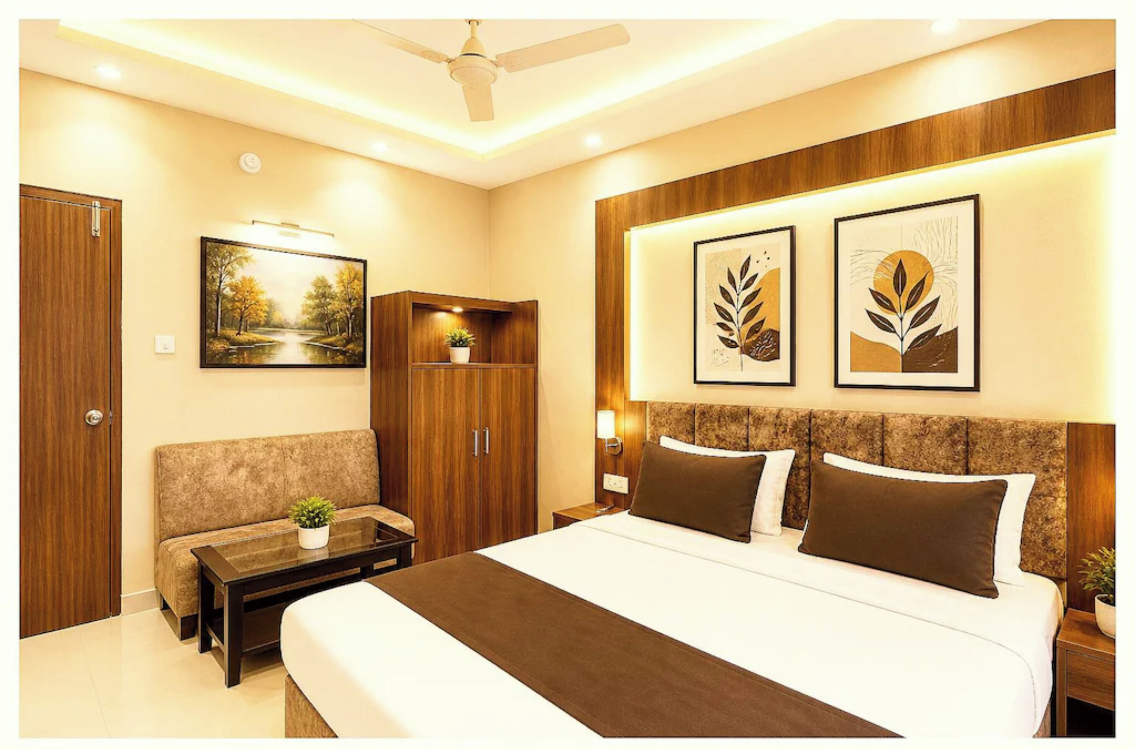 Deluxe Double Room, Multiple Beds, Air conditioning