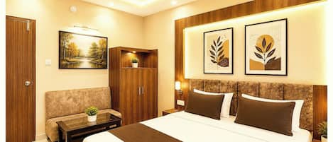 Deluxe Double Room, Multiple Beds, Air conditioning