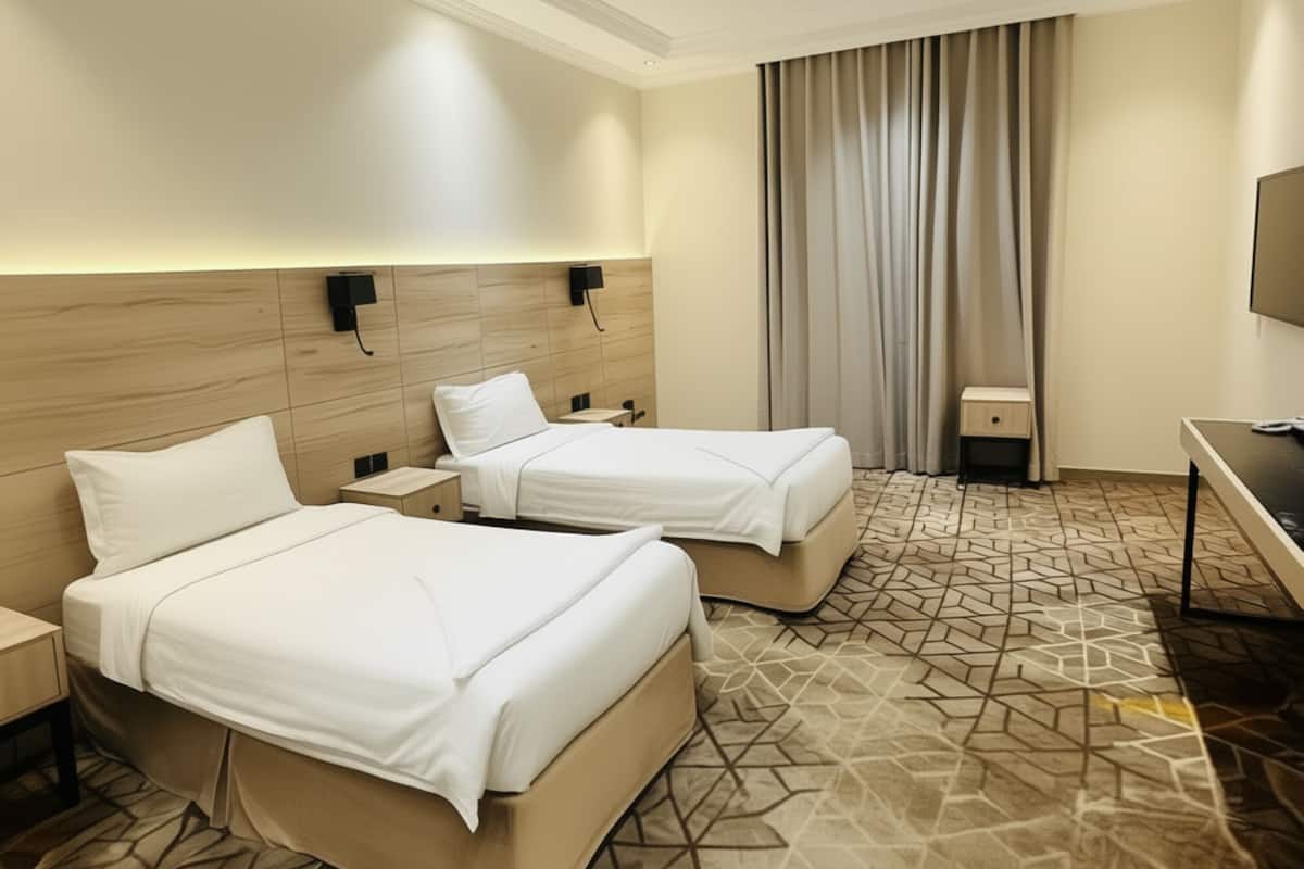 Deluxe-Doppel- oder -Zweibettzimmer | Schreibtisch, kostenloses WLAN