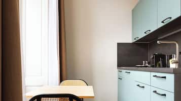 Suite | Private kitchen | Fridge, stovetop, espresso maker, electric kettle