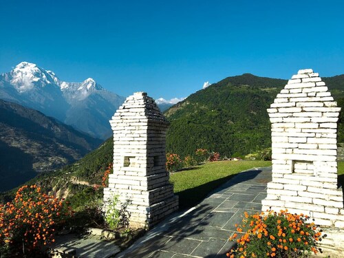 Experience luxury in this stunning villa with views and a private chef