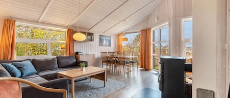 TV, fireplace, DVD player, stereo