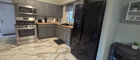 Microwave, oven, stovetop