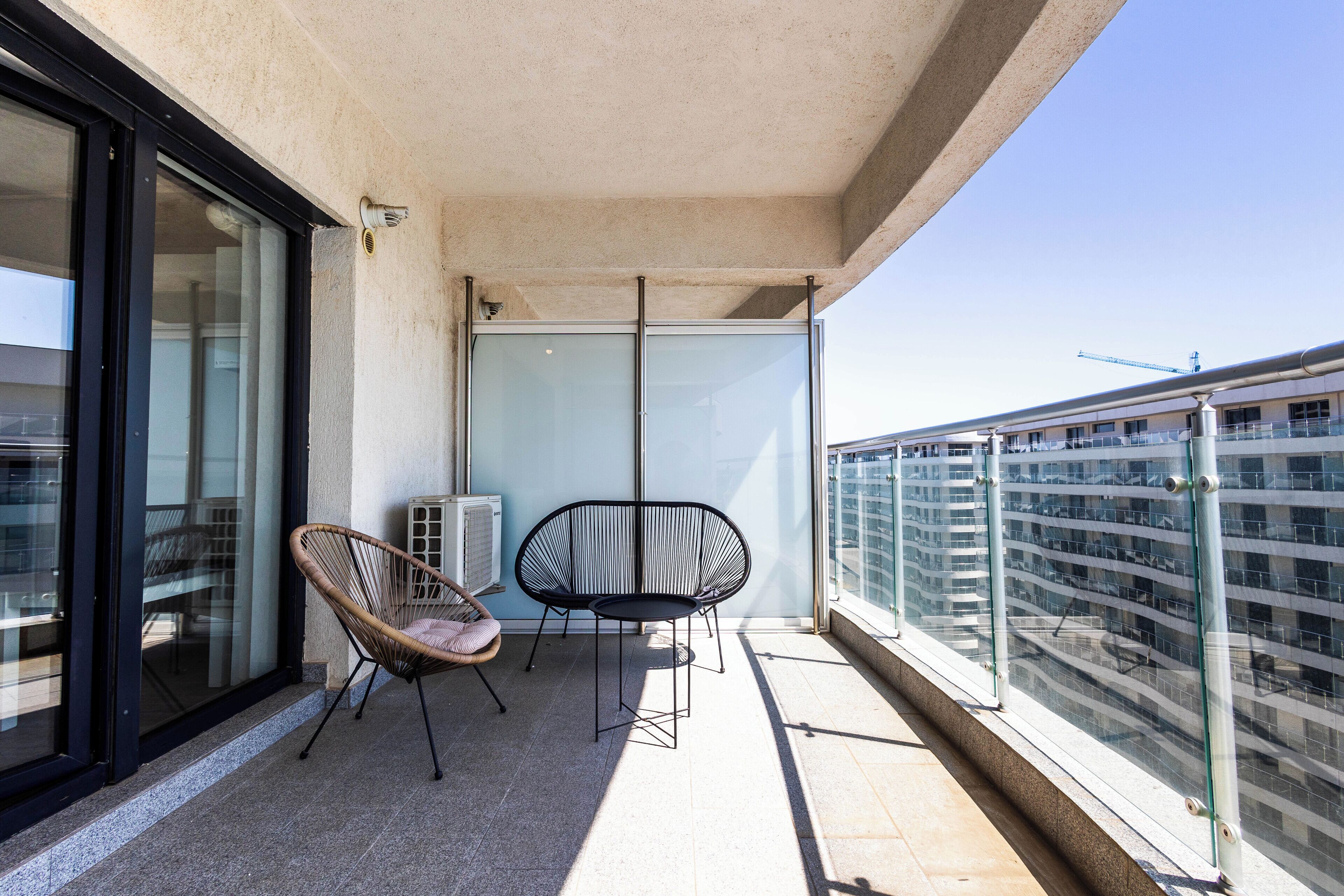 Family Studio, Partial Sea View | Terrace/patio