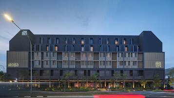 Front of property – evening/night