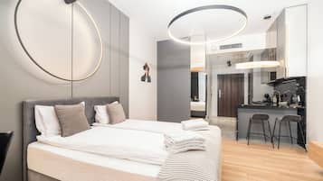 Classic-studiolejlighed - balkon | Strygejern/strygebræt, baby-/barnesenge (tillægsgebyr), gratis Wi-Fi