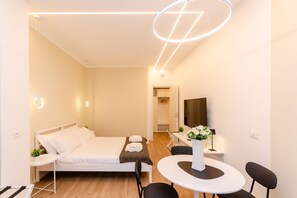 1 chambre, fer et planche à repasser, Wi-Fi gratuit, draps fournis