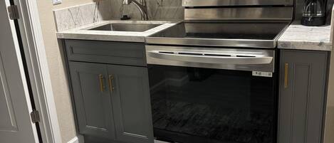 Microwave, oven, stovetop