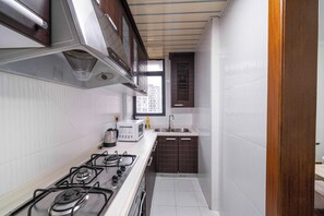 Superior Apartment, 1 Bedroom, Kitchen, City View | Private kitchenette
