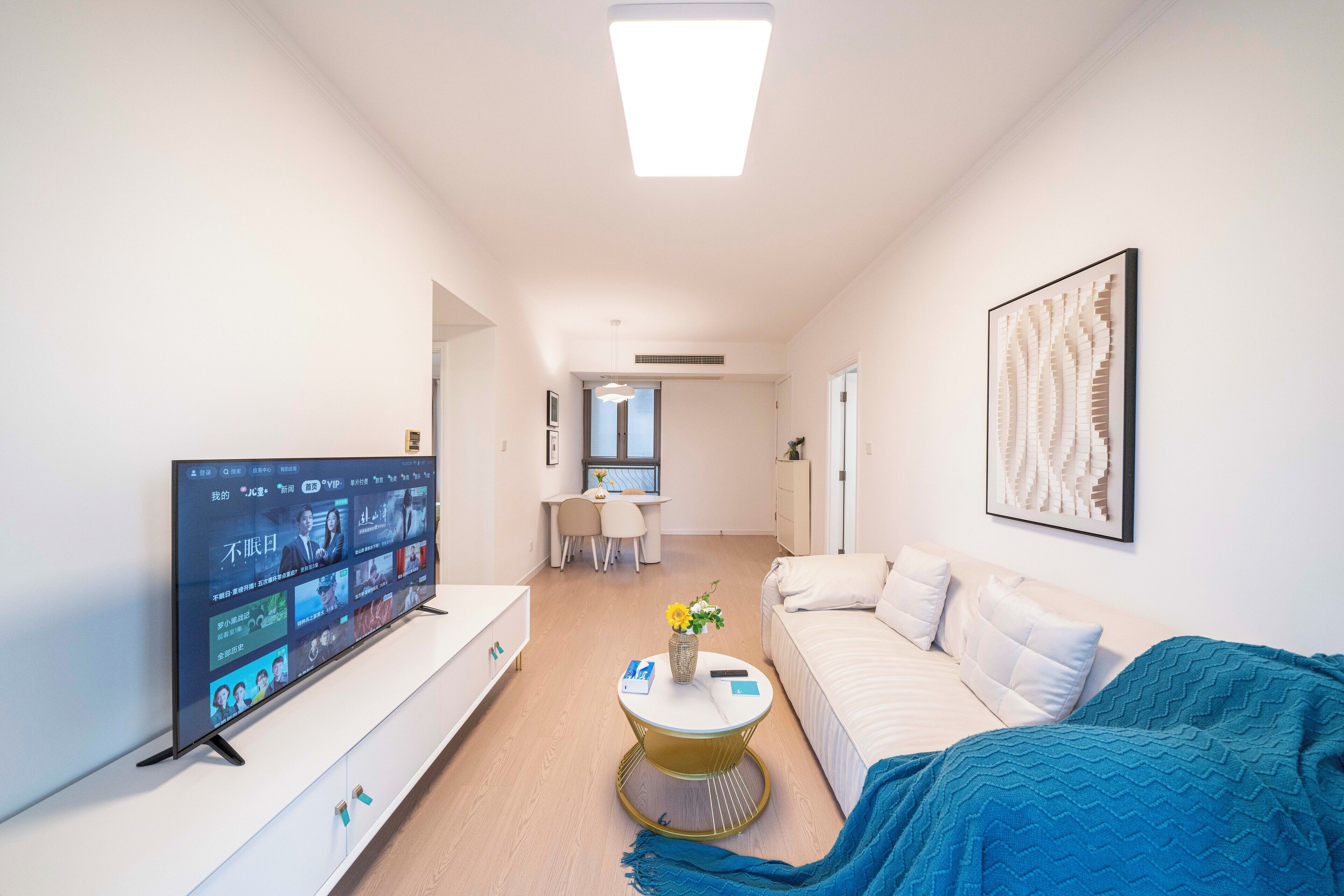 Superior Apartment, 1 Bedroom, Kitchen, City View | Living room