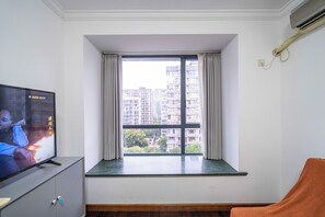 Superior Apartment, 1 Bedroom, Kitchen, City View | Living room