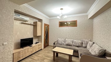 Economy appartement, uitzicht op de stad | Woonkamer