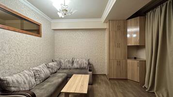 Economy Apartment, City View | Living area