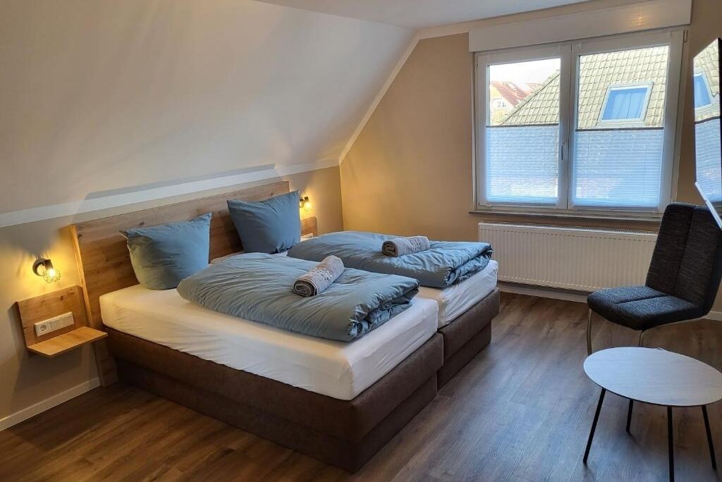 2 slaapkamers, een strijkplank/strijkijzer, wifi, beddengoed