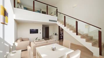 The Level, Suite Grand | Minibar, caja fuerte, cortinas opacas y tabla de planchar con plancha