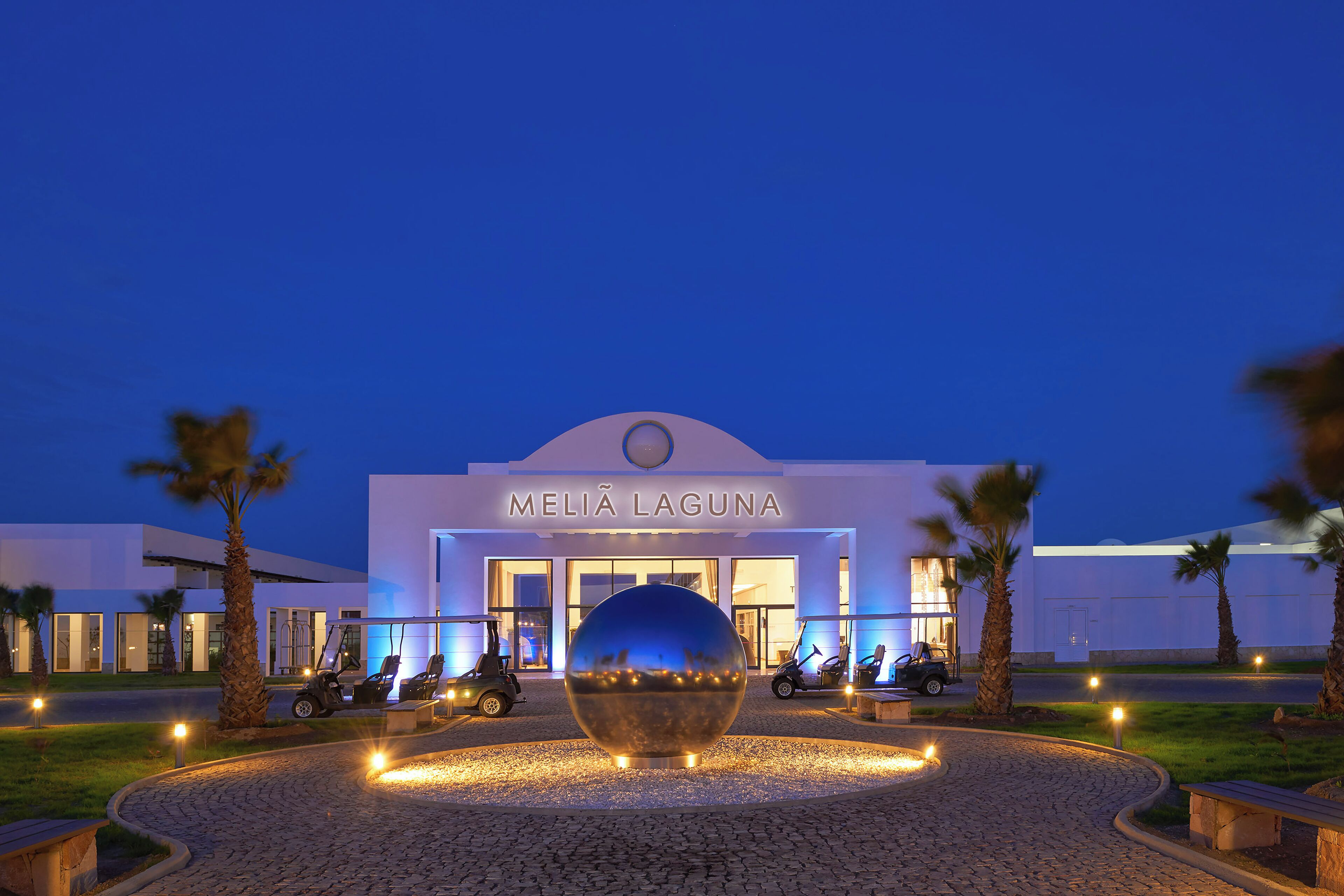 Front of property – evening/night