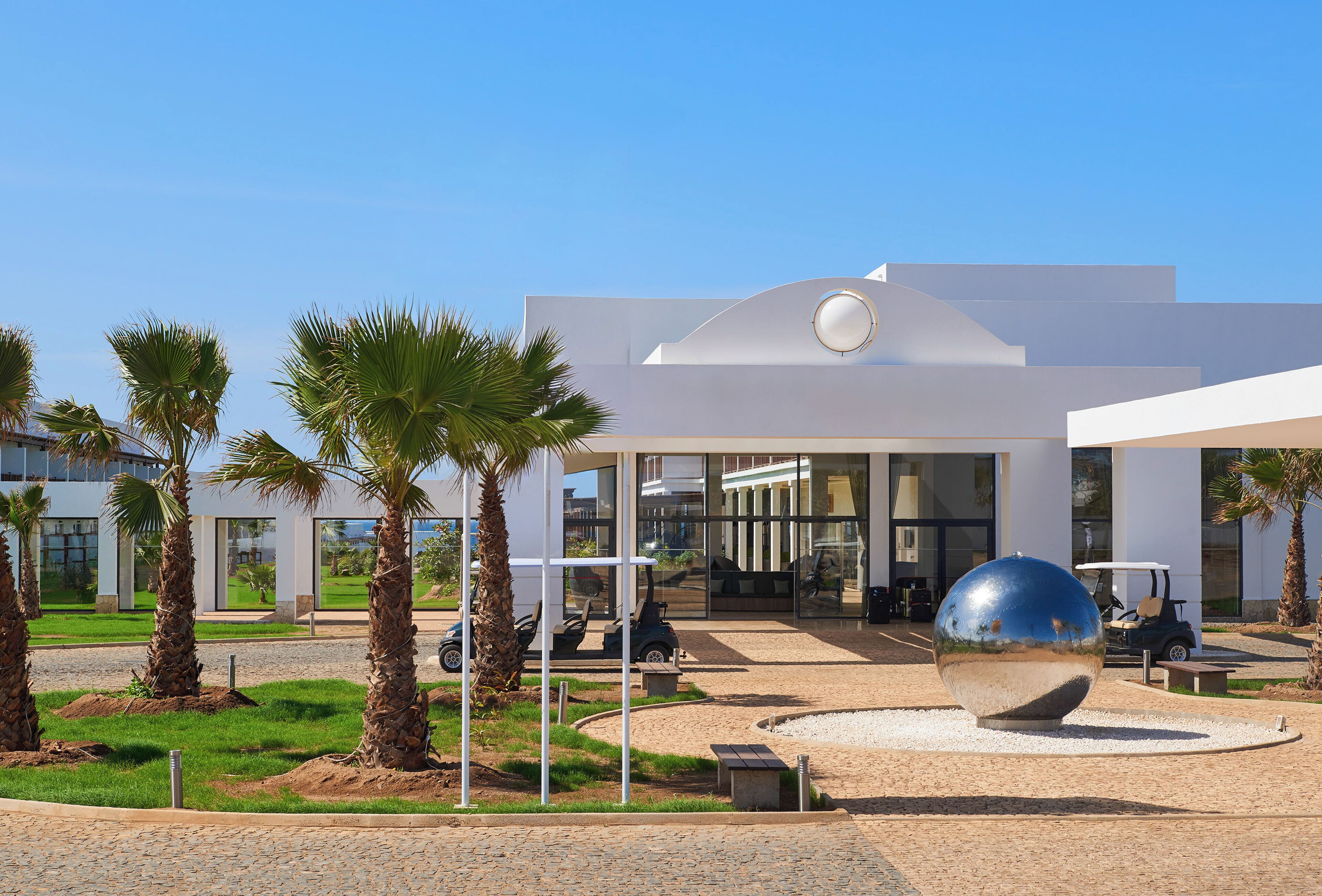 Facciata della struttura