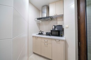 Căn hộ Superior, 1 phòng ngủ, bếp, quang cảnh thành phố | Bếp riêng