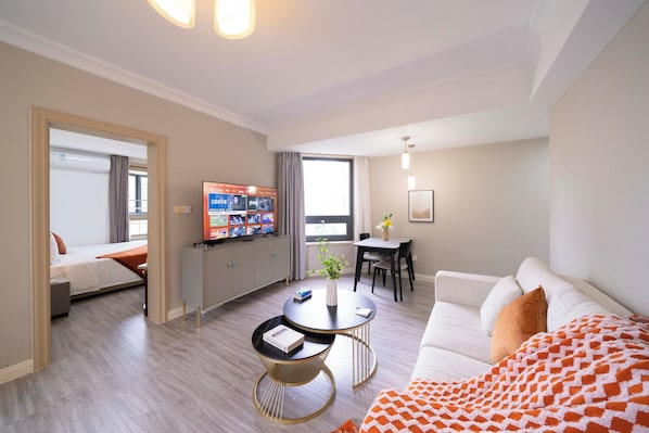 Living room - Tyms Modern 1BR APT  Garden (Shanghai)