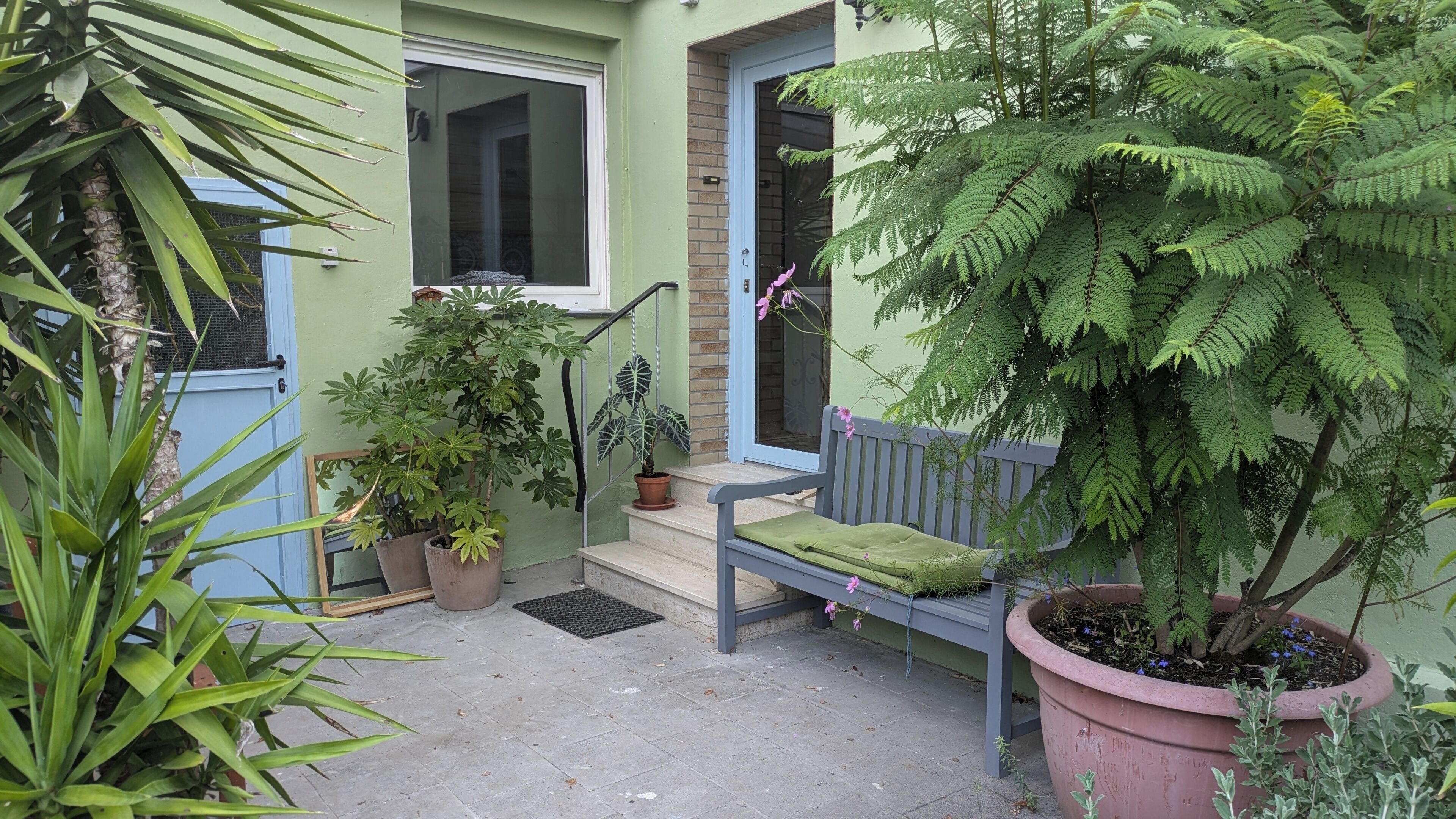 Hauseingang im Innenhof 