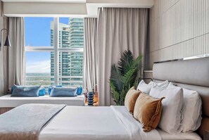 1 habitación, tabla de planchar con plancha, wifi y ropa de cama 
