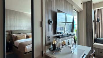 1 slaapkamer, een strijkplank/strijkijzer, wifi, beddengoed