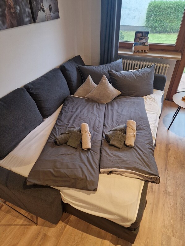 1 Schlafzimmer, kostenloses WLAN, Bettwäsche