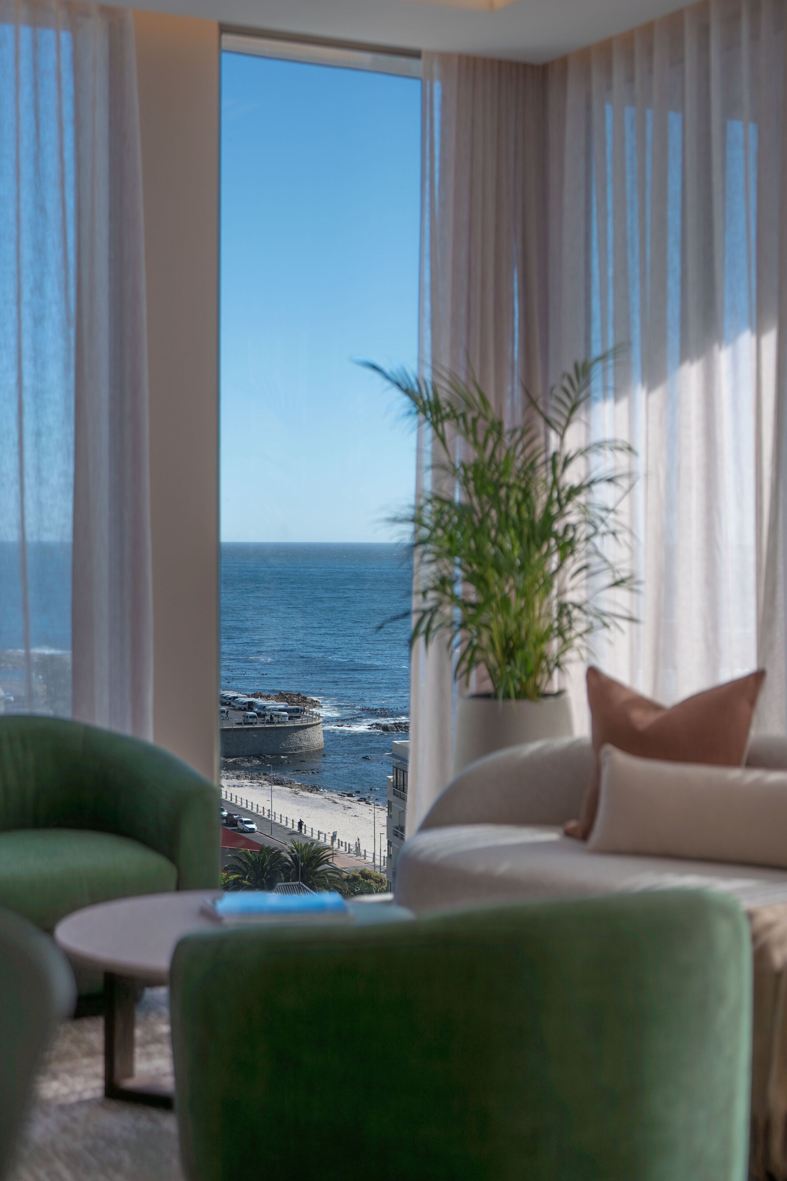 Penthouse, 2 Bedrooms, Sea View | Living area