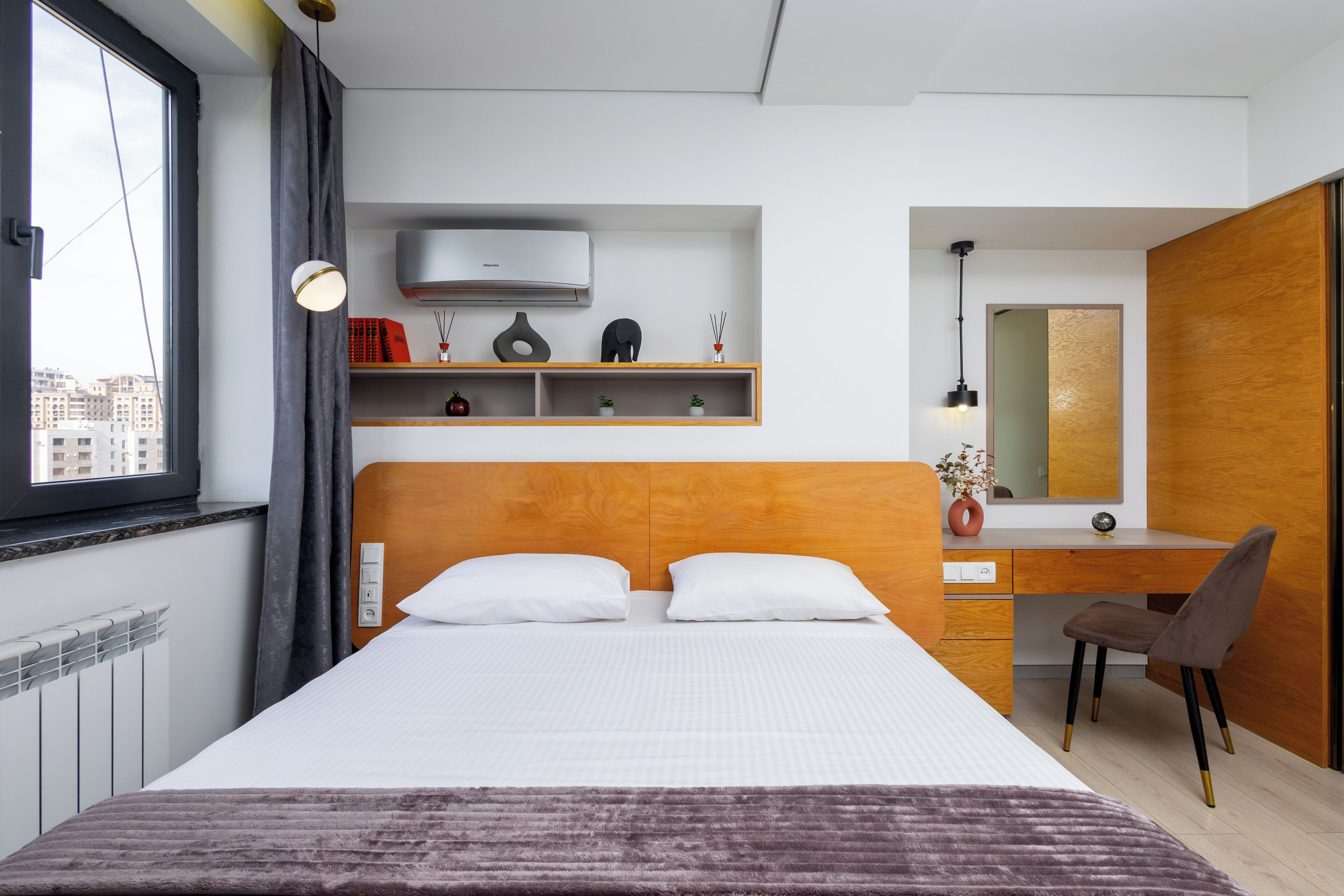 Blackout curtains, iron/ironing board, free WiFi