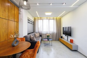 Superior-Apartment, 1 Schlafzimmer | Wohnbereich