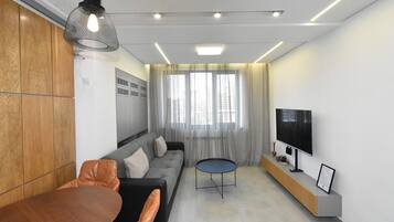 Superior Apartment, 1 Bedroom | Living area