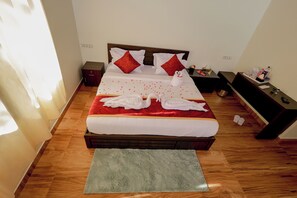 Cottage Deluxe, balcon, vue piscine