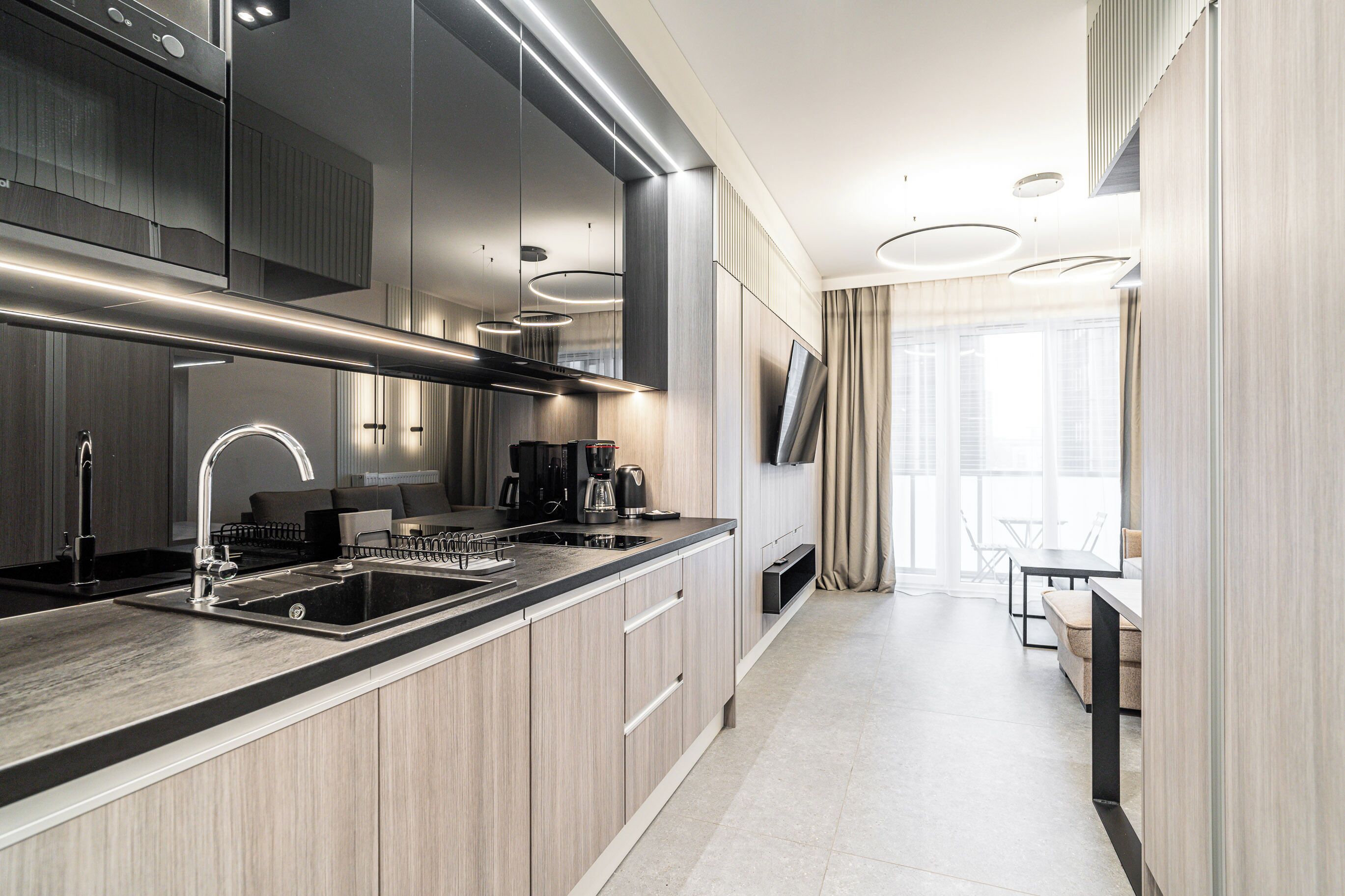 Classic Studio, Balcony | Private kitchenette | Coffee/tea maker, electric kettle