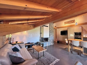 Living area - Apartment La Corniche (LES GETS)