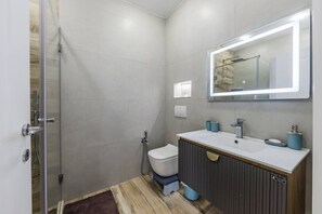 Hair dryer, toilet paper