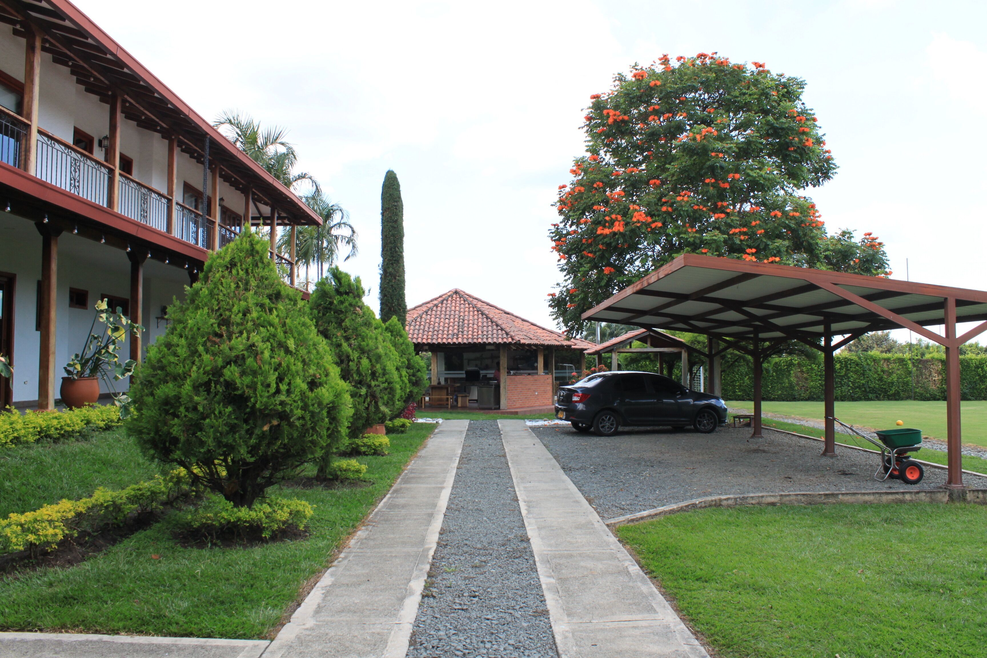 Enceinte de l’hébergement