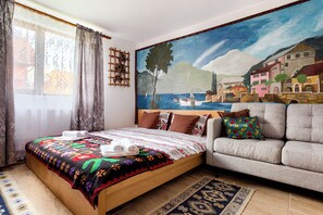 Rumah, 2 kamar tidur, pemandangan gunung | Setrika/meja setrika dan Wi-Fi gratis