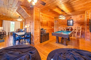 Cabin, 1 Bedroom | Game room - Firefly Lodge 1 Bedroom Cabin (Sevierville)