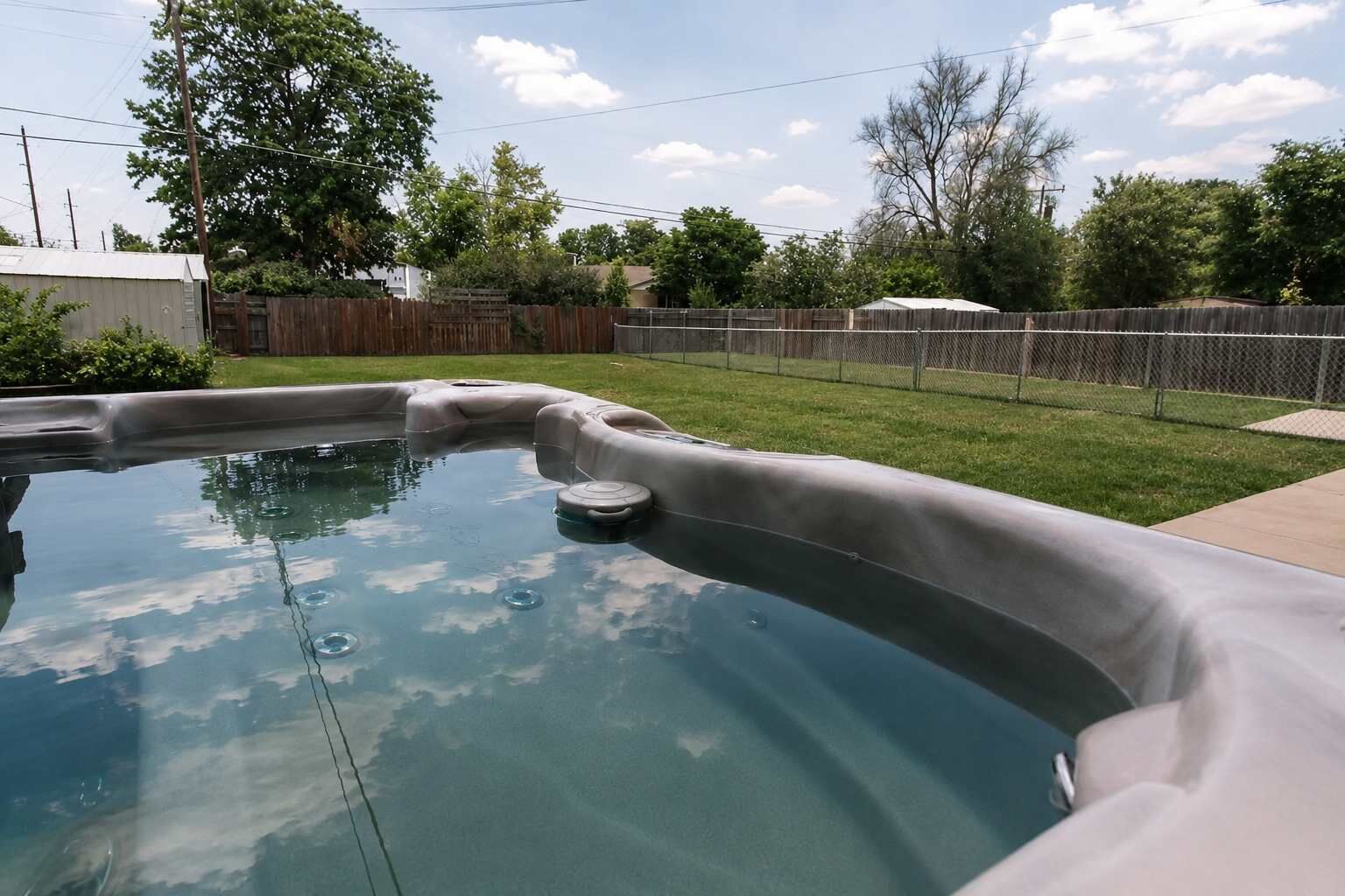 Bain à remous extérieur